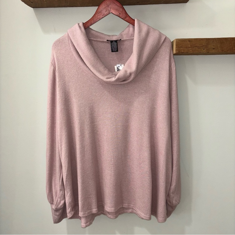 NWT Grace Cowl Neck Sweater Turtleneck Cozy Soft Comfy Size 3X NEW